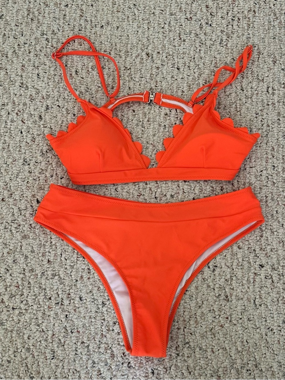 Becca‎ Solids Bright Orange Bikini Bottoms